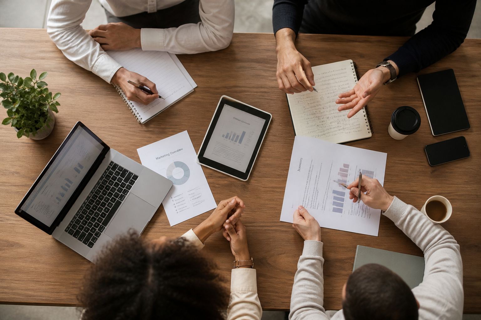 Échange autour de l’organisation d’une prestation